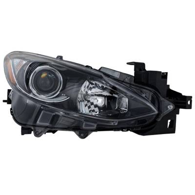Rareelectrical - Headlight Compatible With 2014-2016 Mazda 3 3 Sport 2.0L 2.5L I4 Pe-Vps Py-Vps Right Passenger Side - Image 3