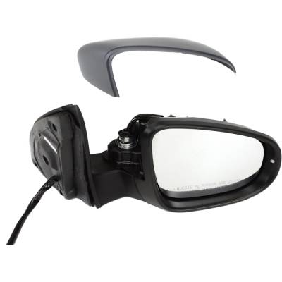 Side Mirror Compatible With 2010-2014 Volkswagen Golf Gti 2.5L 2.0L I5 Cbua/Cbta Ccta/Cczb Right