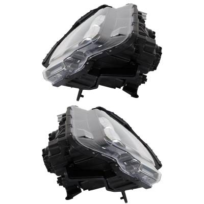 Rareelectrical - New Pair Of Headlights Compatible With Hyundai Palisade Preferred Sport Utility 3.8L 2020 By Part - Image 5