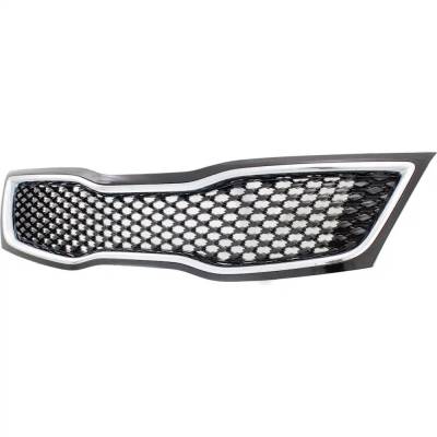 Rareelectrical - New Black Grille Assembly Compatible With Kia Optima Sx Turbo 4 Cyl 2.0L Optima Limited 4 Cyl 2.0L - Image 2