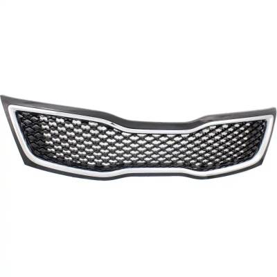 Rareelectrical - New Black Grille Assembly Compatible With Kia Optima Sx 4 Cyl 2.4L Optima Ex 4 Cyl 2.4L Ex Luxury - Image 4