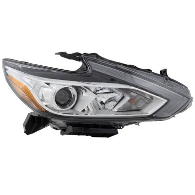 Rareelectrical - Headlight Compatible With 2016-2018 Nissan Altima 2.5L 3.5L I4 Qr25de Vq35de Right Passenger Side - Image 1