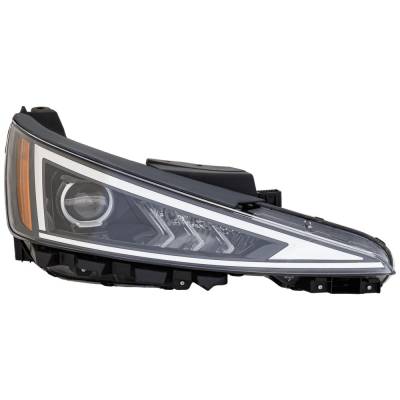 Rareelectrical - Headlight Compatible With 2019-2020 Hyundai Elantra 2.0L 1.4L I4 Right Passenger Side Halogen - Image 1