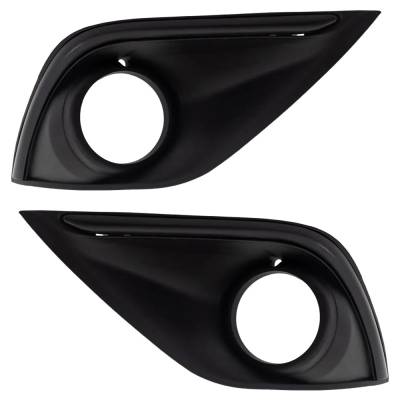 New Front Left And Front Right Fog Light Trim Compatible With Mitsubishi Outlander Phev Sel 4 Cyl