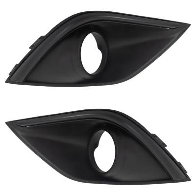 Rareelectrical - New Front Left And Front Right Fog Light Trim Compatible With Mitsubishi Outlander Phev Gt 4 Cyl - Image 2