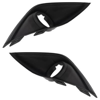 Rareelectrical - New Front Left And Front Right Fog Light Trim Compatible With Mitsubishi Outlander Phev Gt 4 Cyl - Image 3