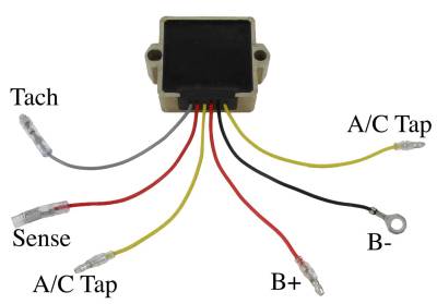 Rareelectrical - New Rectifier Regulator Fits Mercury Mariner 6 Wire 815279-3 8152795 815279T - Image 2