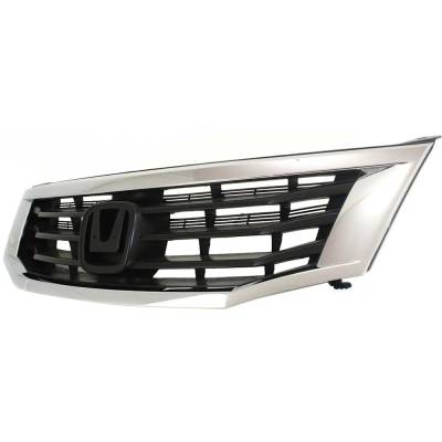 Rareelectrical - New Grille Assembly Compatible With Honda Accord Ex 4 Cyl 2.4L Accord Ex-L 4 Cyl 2.4L Accord Ex-L 6 - Image 2