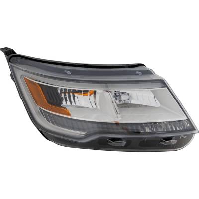 Rareelectrical - New Headlight Compatible With 2016-2018 Ford Explorer 2.0L 3.5L I4 Ti-Vct Right Passenger Side - Image 1