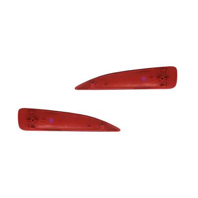 Rareelectrical - New Pair Of Reflector Lights Compatible With Toyota Yaris Le 2012-2014 52163-52100 5216452100 - Image 2