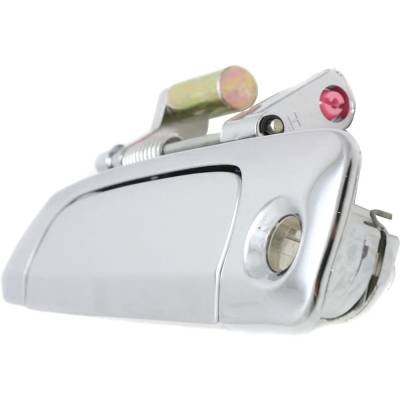 Rareelectrical - Front Driver Side Exterior Door Handle Compatible With 2001-2005 Honda Civic Chrome With Key Hole - Image 2