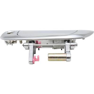 Rareelectrical - Front Left (Driver Side) Exterior Door Handle Compatible With 2001-2005 Honda Civic Chrome With Key - Image 5