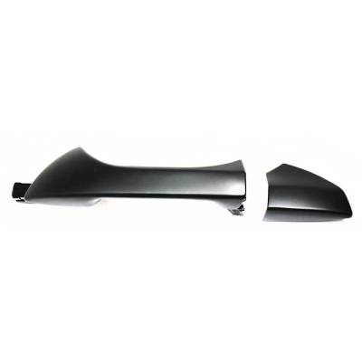 Left Rear Exterior Door Handle Compatible With 2008-2012 Honda Accord Primed Paintable Without Key