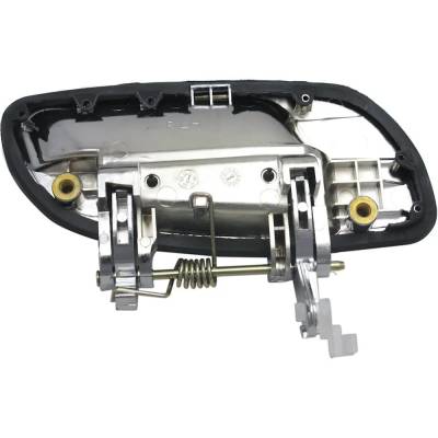 Rareelectrical - Rear Driver Side Exterior Door Handle Compatible With 2001-2006 Hyundai Elantra Chrome Without Key - Image 5