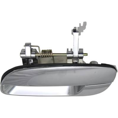 Rareelectrical - Left Rear Exterior Door Handle Compatible With 2001-2006 Hyundai Elantra Chrome Without Key Hole - Image 4