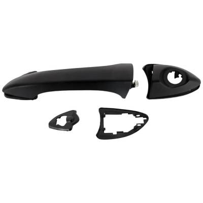 Front Or Rear Left (Driver Side) Exterior Door Handle Compatible With 2000-2006 Bmw X5 Textured