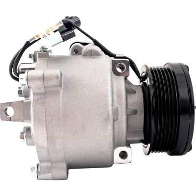 New 6-Groove Pulley A/C Compressor Compatible With Mitsubishi Outlander Se 4 Cyl 2.4L Lancer Se 4