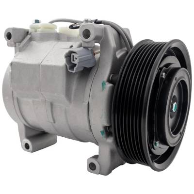 Rareelectrical - 7-Groove Pulley A/C Compressor Compatible With Honda Accord Ex 4 Cyl 2.4L Accord Ex-L 4 Cyl 2.4L - Image 2