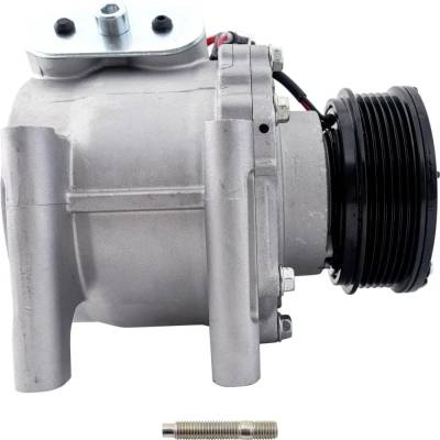 New 6-Groove Pulley A/C Compressor Compatible With Isuzu Oldsmobile Saab Ascender Base 6 Cyl 4.2L