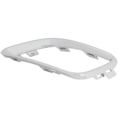 Rareelectrical - New Chrome Fog Light Trim Compatible With Jeep Cherokee Overland Cherokee 80Th Anniversary Latitude - Image 2