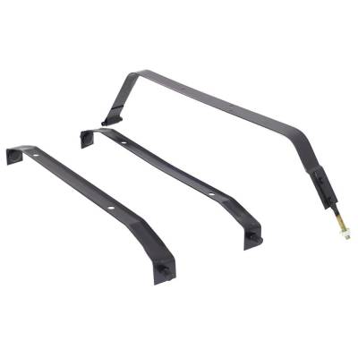 Rareelectrical - New Steel Fuel Tank Strap Compatible With Jeep Commando Base 6 Cyl 3.8L Wrangler Sahara 4 Cyl 2.5L - Image 2