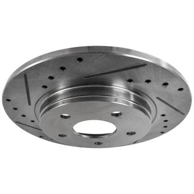 Rareelectrical - Solid Brake Disc Compatible With Chrysler Dodge Journey Express 4 Cyl 2.4L Town & Country Touring 6 - Image 6