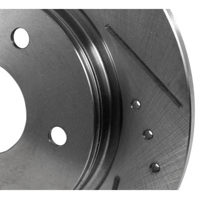 Rareelectrical - Solid Brake Disc Compatible With Chrysler Dodge Journey Express 4 Cyl 2.4L Town & Country Touring 6 - Image 8