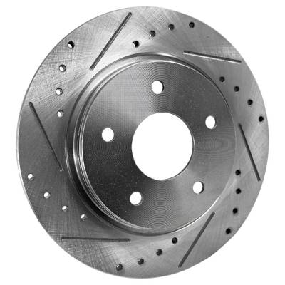 Rareelectrical - New Solid Brake Disc Compatible With Chrysler Dodge Grand Caravan Crew 6 Cyl 3.6L Town & Country - Image 2