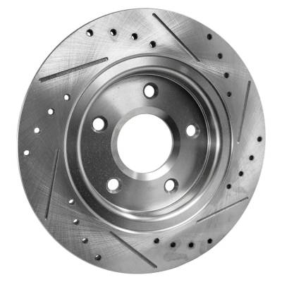 Rareelectrical - New Solid Brake Disc Compatible With Chrysler Dodge Grand Caravan Se Plus 6 Cyl 3.6L Journey Base 4 - Image 4
