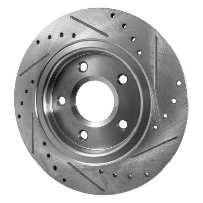 RAREELECTRICAL - Solid Brake Disc Compatible With Chrysler Dodge Grand Caravan American Value Package 6 Cyl 3.6L Town - Image 3