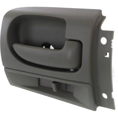 Rareelectrical - Front Or Rear Passenger Side Interior Door Handle Compatible With 2001-2004 Dodge Dakota Gray With - Image 2
