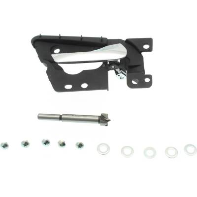 Front Or Rear Passenger Side Interior Door Handle Compatible With 2006-2016 Chevrolet Impala Chrome