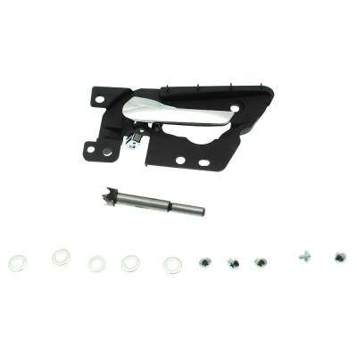 Front Or Rear Driver Side Interior Door Handle Compatible With 2006-2016 Chevrolet Impala Chrome