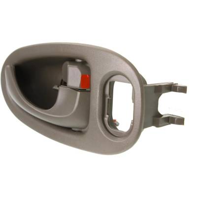 Rareelectrical - Front Or Rear Passenger Side Interior Door Handle Compatible With 2271 Beige With Lock Button - Image 2