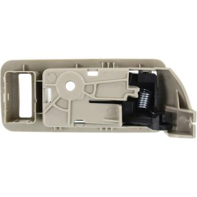 Rareelectrical - Left Front Interior Door Handle Compatible With 2005-2014 Ford Mustang Beige Bezel With Black Lever - Image 5
