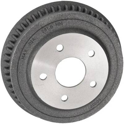 New Rear Brake Drum Compatible With Dodge Ram 1500 St 8 Cyl 5.2L Ram 1500 Lt 6 Cyl 3.9L Ram 1500