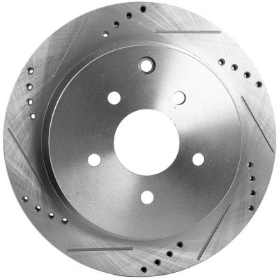Rareelectrical - Solid Brake Disc Compatible With Infiniti Nissan Murano Midnight Edition 6 Cyl 3.5L Pathfinder S 6 - Image 1