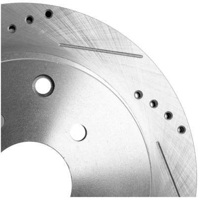 Rareelectrical - Solid Brake Disc Compatible With Infiniti Nissan Murano Midnight Edition 6 Cyl 3.5L Pathfinder S 6 - Image 7