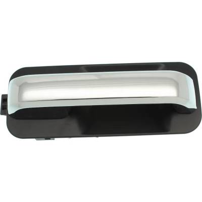 Rareelectrical - Left Rear Exterior Door Handle Compatible With 2015-2022 Ford F-150 Chrome Lever With Black Bezel - Image 4