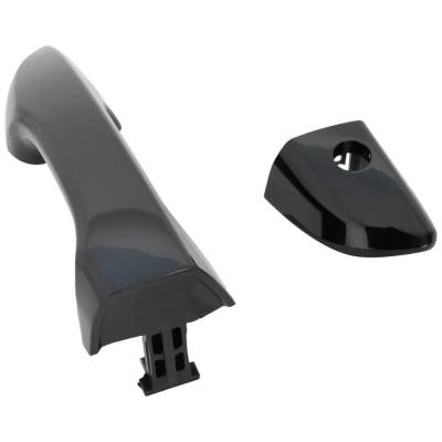 Rareelectrical - Front Driver Side Exterior Door Handle Compatible With 2014-2019 Toyota Corolla Smooth Black With - Image 2