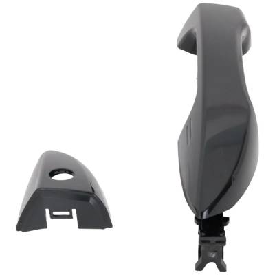 Rareelectrical - Front Left (Driver Side) Exterior Door Handle Compatible With 2014-2019 Toyota Corolla Smooth Black - Image 3