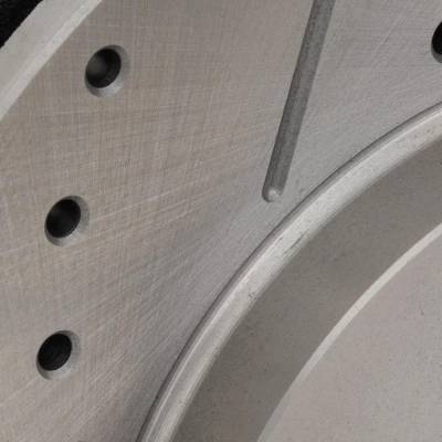 RAREELECTRICAL - New Cross-Drilled And Slotted Brake Disc Compatible With Ford Mustang Gts 8 Cyl 5.0L Mustang Gt 8 - Image 4