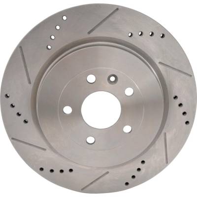 Rareelectrical - New Vented Brake Disc Compatible With Ford Lincoln Police Responder Hybrid Base 4 Cyl 2.0L Explorer - Image 3
