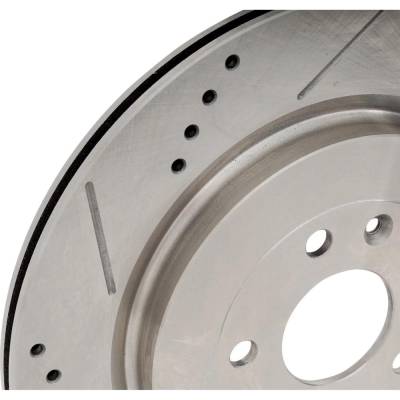 Rareelectrical - New Vented Brake Disc Compatible With Ford Lincoln Police Interceptor Utility Base 6 Cyl 3.7L - Image 4