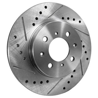 Rareelectrical - New Vented Brake Disc Compatible With Acura Honda Fit Lx 4 Cyl 1.5L Integra Gs 4 Cyl 1.8L Civic Ex - Image 2