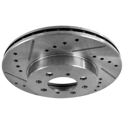 Rareelectrical - New Vented Brake Disc Compatible With Acura Honda Fit Lx 4 Cyl 1.5L Integra Gs 4 Cyl 1.8L Civic Ex - Image 6
