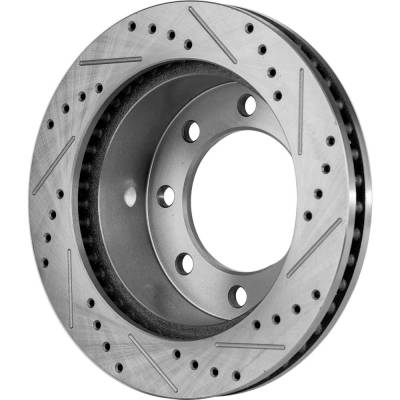 Rareelectrical - New Performance Rotor Brake Disc Compatible With Dodge Ram 2500 Base 6 Cyl 5.9L Ram 3500 Base 10 Cyl - Image 3