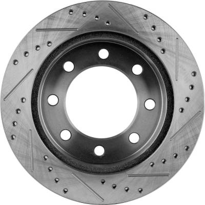Rareelectrical - New Performance Rotor Brake Disc Compatible With Dodge Ram 3500 Base 8 Cyl 5.9L Ram 2500 Base 6 Cyl - Image 4