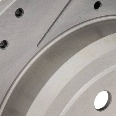 Rareelectrical - New Solid Brake Disc Compatible With Dodge Jeep Grand Cherokee Summit 6 Cyl 3.6L Grand Cherokee - Image 4
