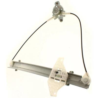 Rareelectrical - New Left Front Hand-Crank Window Regulator Compatible With Hyundai Accent Gl 4 Cyl 1.5L Accent L 4 - Image 2